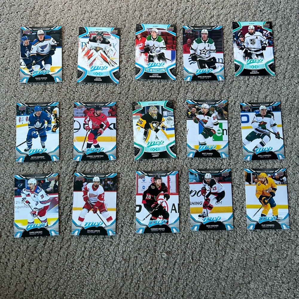 Hockey Trading Cards Collection 15 pack